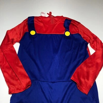 Maxim Mario Brothers Nintendo Jumper Unisex Medium One Piece Costume Cosplay NEW - Image 1 of 4