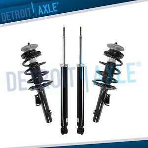 AWD Front Struts w/Coil Spring Assembly Rear Shocks Kit for 2004 - 2010 BMW X3
