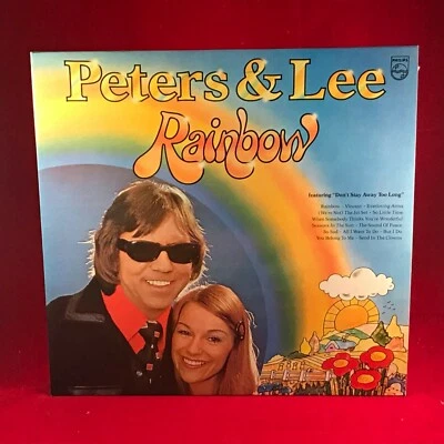 PETERS & LEE Rainbow 1974 UK Vinyl LP philips record Seasons In The Sun D - Image 1 of 3