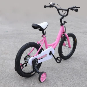 16 Inch Children Bicycle for Girls Stabilisers Camping Kids Bike Gift Pink NEW - Picture 1 of 7