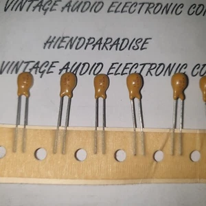 NOS SPRAGUE 489D 4.7uF 50V 2.5mm LOW NOISE TANTALUM Caps for AUDIO! 20pcs! - Picture 1 of 2