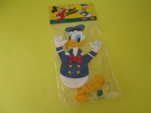 VINTAGE RARE DONALD DUCK ARTICULATED FIGURE BY HEIMO GERMANY 70'S NEW - Picture 1 of 5