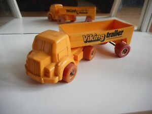Vikingplast Truck + trailer in Yellow