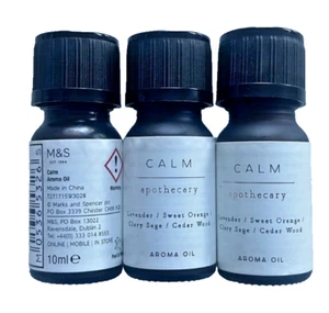 3 x 10ml M&S CALM Aroma Oil - Picture 1 of 1