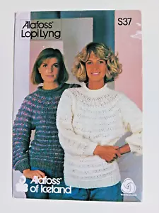 ALAFOSS S37 SWEATER LOPI LYNG YARN KNITTING PATTERN - Picture 1 of 1