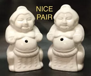 Benihana, NICE PAIR, Sumo Wrestlers, Ceramic Tiki Mugs, Cocktail Mugs - Picture 1 of 8