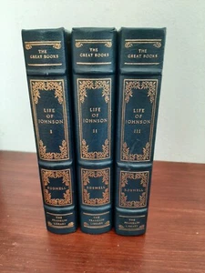 The Life of Johnson by Samuel Boswell Franklin Library 3 Volumes - Imagen 1 de 6