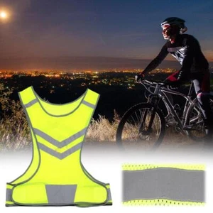 High Visibility Adjustable Reflective SafetyVest For OutdoorSports L7O6 - Picture 1 of 16