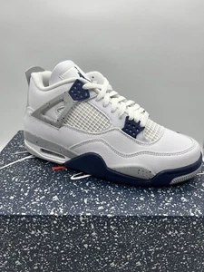 Nike Air Jordan 4 Retro Midnight Navy EU 42 US 9 - Picture 1 of 4