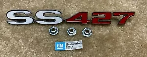 68 SS 427 Impala Caprice emblema maletero NUEVO 1968 - Imagen 1 de 2