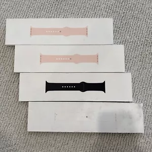 x4 Apple Watch Sports Band - (40MM) - BLACK X1, PING SAND X2, WHITE X1, NEW NIB - Picture 1 of 6