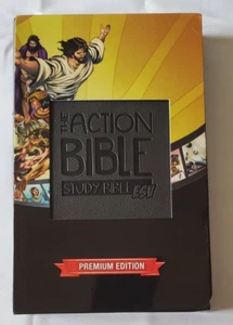 Action Bible Study Bible ESV English Standard Version Premium Edition Pre-Owned* - Picture 1 of 6