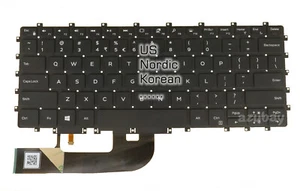 Keyboard for DELL Precision 5530 2 in 1, XPS 15 9575 2-in-1 Backlit - Picture 1 of 8