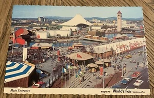 Postcard World’s Fair Expo 74 Main Entrance Vintage - Bild 1 von 2