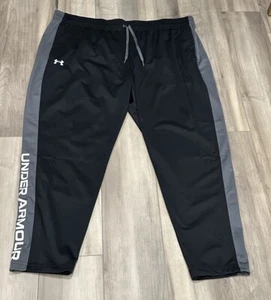 Under Armour Men’s Brawler Pants, Loose Fit, Color: Black/Gray, Size: 4XL, New - Picture 1 of 6