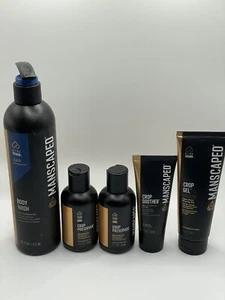 4x MANSCAPED CROP PreServer, Gel, Shoother And Body Wash (Set of 4) - Picture 1 of 2