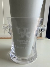 2008 Liberty Bowl Kentucky Wildcats Football Glass Vase