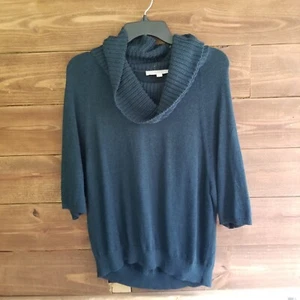 Maglione girocollo Ann Taylor Loft verde taglia M manica corta - Foto 1 di 6