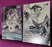 From the Art of THE LION KING by Hyperion SKETCH CARDS Walt Disney Company