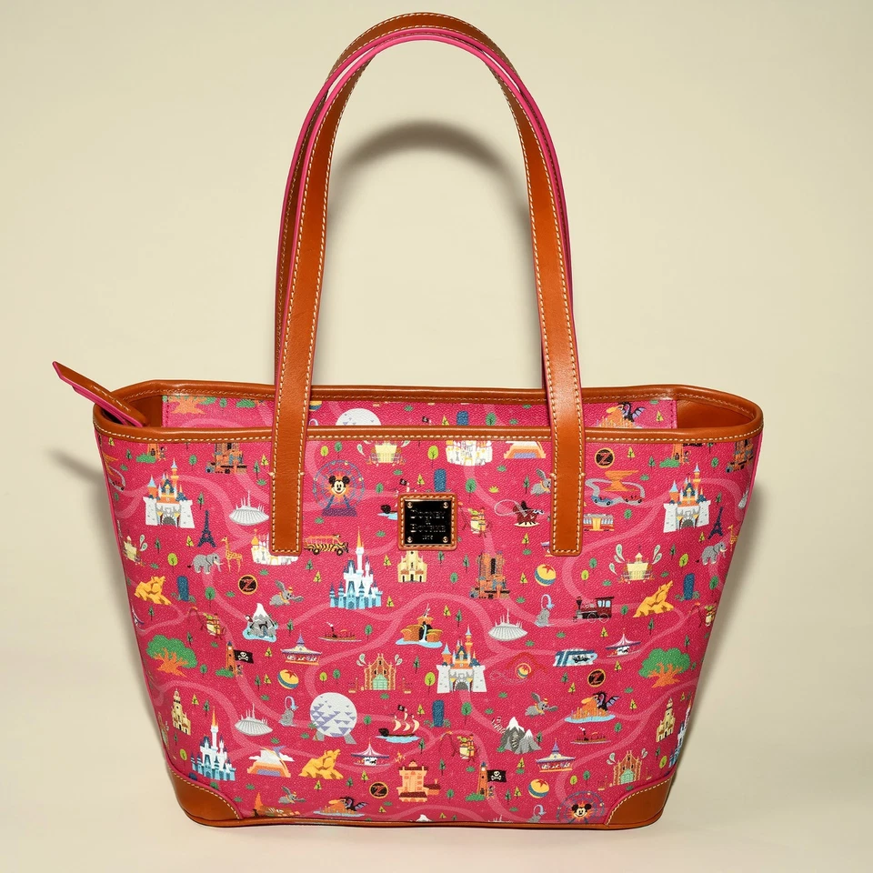 Bolso de Mano Disney Dooney & Bourke Park Life Rosa Shopper Nuevo con Etiquetas Exclusivo Foto 1 de 4