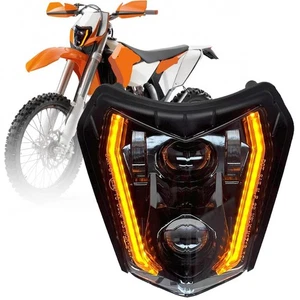 DOT LED Headlight Turn Signal Lamp For 250 XC-W 300 EXC 350 EXCF 450 EXC EXC-F - Bild 1 von 6