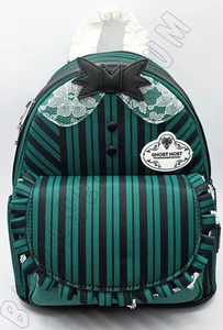 2025 Disney Parks Haunted Mansion Ghost Host Tag Mini Backpack Loungefly NEW - Picture 1 of 4