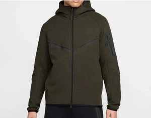 *NEU* Herren NIKE TECH FLEECE FULL-ZIP HOODIE SEQUOIA grün (HV0949 356), Gr. M - Bild 1 von 9