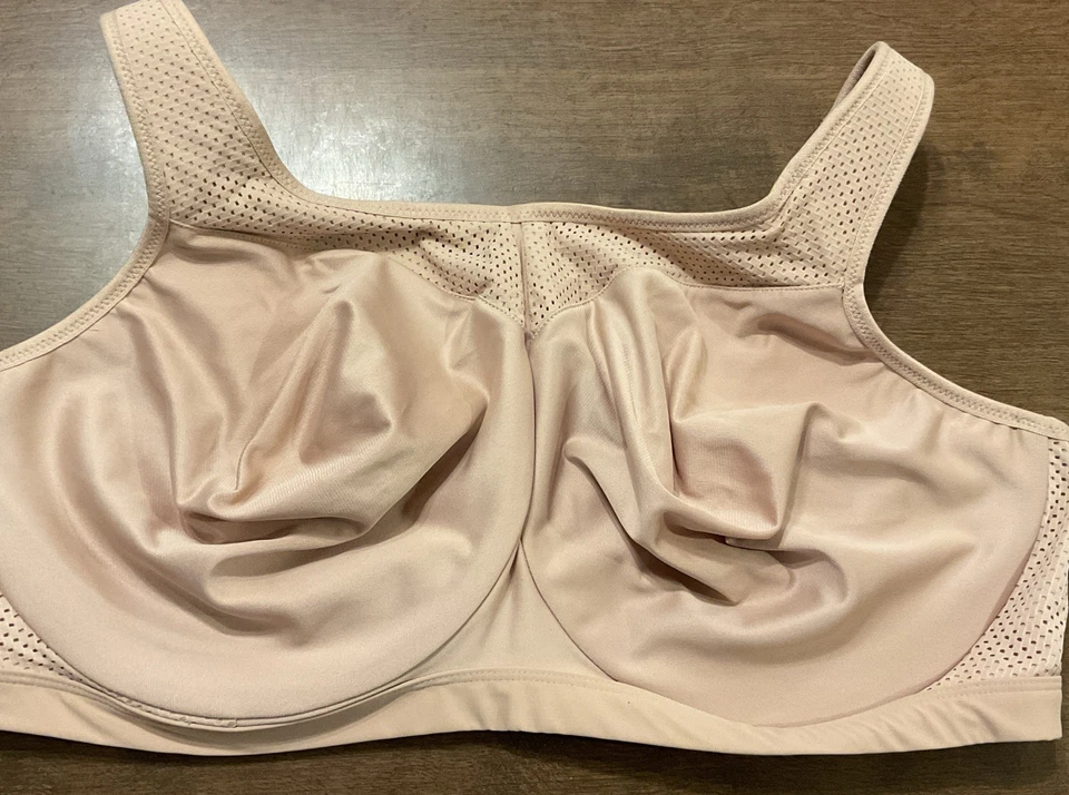 Sujetador deportivo Cami sin aros Glamorise No Bounce 1066 nude talla 46H nuevo Foto 1 de 4