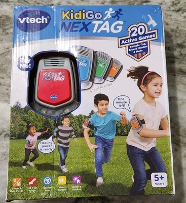 VTech KidiGo NexTag 20 Juegos Activos Etiqueta Electrónica 4 Jugadores NUEVO EN CAJA Foto 1 de 4