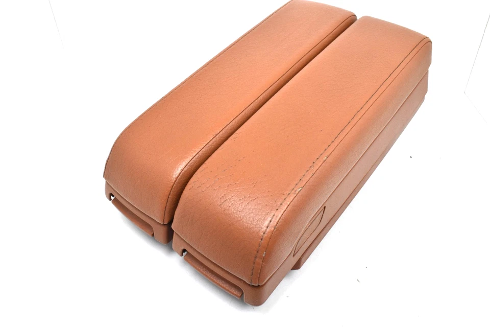 Infiniti FX45 2003-2005 consola central cuero marrón reposabrazos tapa de almacenamiento OEM Foto 1 de 4