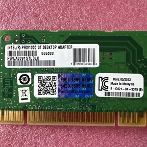 Carte réseau PCI Intel Pro/1000 GT Gigabit 1 port ✅Profil bas - Photo 1/4