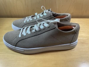 BYLT Herren Wildleder Leder Niedrig Schnürung Leger Komfort Turnschuhe Schuhe Größe 10,5 - Bild 1 von 10