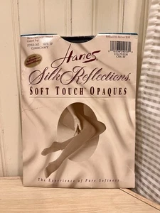 Hanes Silk Reflections Gr. EF dunkelblau Control Top Mikrofaser leicht blickdicht - Bild 1 von 3