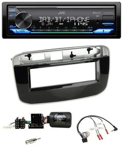 JVC Bluetooth DAB USB Lenkrad Autoradio für Fiat Punto Punto Evo ab 2009 - Bild 1 von 11