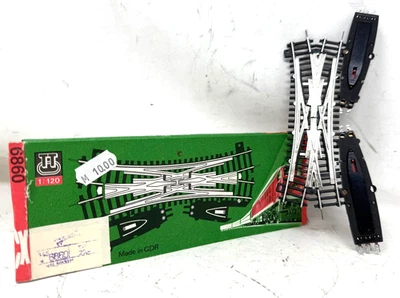 TT BTTB 6860 Double Crossover Electromagnetic Railway Model Railway /P1675 - Image 1 of 4