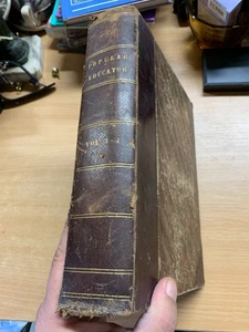 c1854 "THE POPULAR EDUCATOR" VOL 3 BOUND ISSUES ILLUSTRATED ANTIQUE BOOK (P8) - Picture 1 of 19