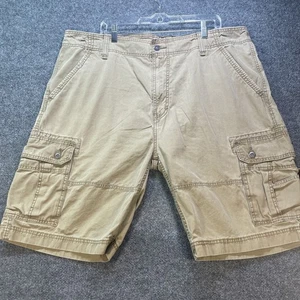 Herren Levis 100% Baumwolle hellbraun Cargo Shorts Größe 42 Utility - Bild 1 von 17