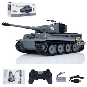 TOUCAN 1/24 Plastic RC Military Tank Tiger I Remote Control Vehicle Finished - Picture 1 of 12