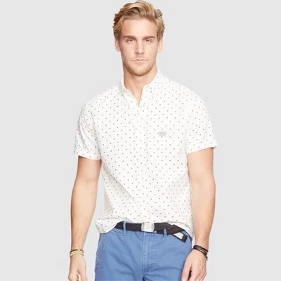 Camisa Denim & Supply Ralph Lauren Manga Corta Buttondown Multi Estrella Estampado Grande Foto 1 de 4