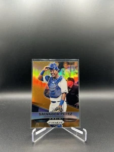 2015 Panini Prizm ORANGE REFRACTOR #/60 Salvador Perez Kansas City Royals - Picture 1 of 2