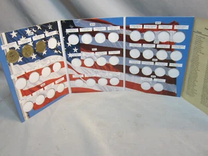 Presidential Gold Dollars Starter Folder With AU Coins 1789-1887 - Picture 1 of 4