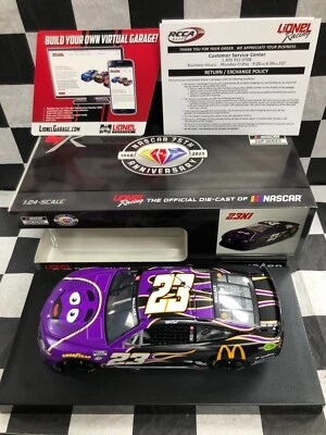 Bubba Wallace #23 McDonald's Grimaca 2023 Camry escala 1:24 1/576 C232323MCIDX Foto 1 de 4