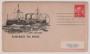 D7988: EE. UU. #1039 FDC en cubierta de guerra hispanoamericana - Imagen 1 de 1