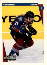 1997-98 Upper Deck Collector's Choice Hockey #54 Peter Forsberg