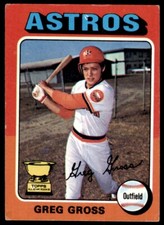 1975 TOPPS GREG GROSS* HOUSTON ASTROS #334