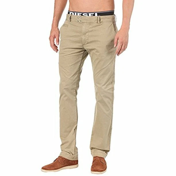 Diesel Trousers Golden Yellow W28"/WAIST ACROSS 15xL30 SLIM 98 Cotton