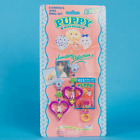Brand New Vivid Imaginations 1995 Puppy in my Pocket Earrings and Ring Set