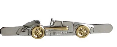 Krawattennadeln Oldtimer bicolor glänzend ca. 7 cm lang + Geschenkbox NM0421 - Bild 1 von 4