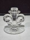 Vintage Fostoria Willowmere Etched Glass Candlestick Single Light
