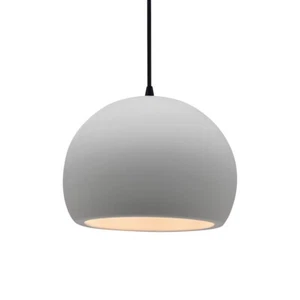 Justice Radiance Med Globe Pendant, BQ/BK, BK Cord - CER-6533-BIS-MBLK-BKCD - Picture 1 of 1